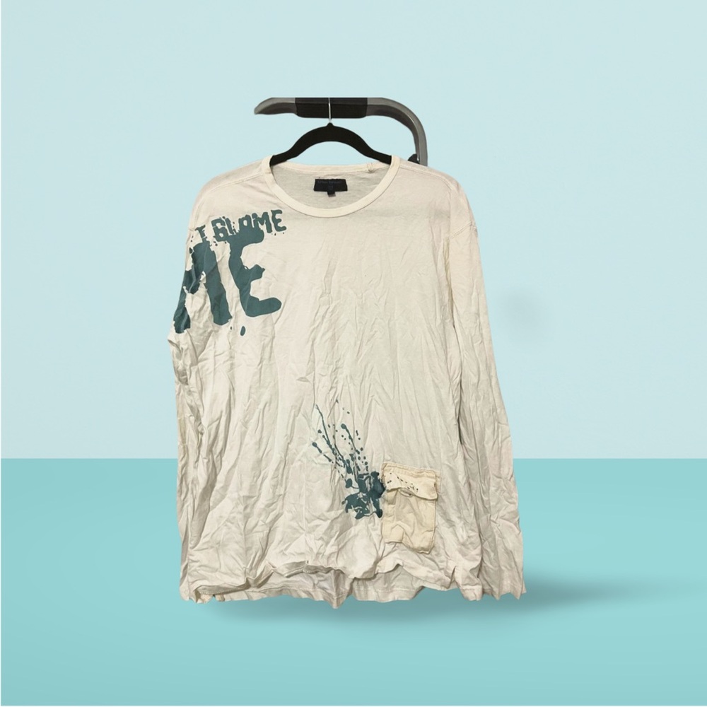Urban Behaviour “Don’t Blame Me” Long Sleeved Shirt with Random Pocket